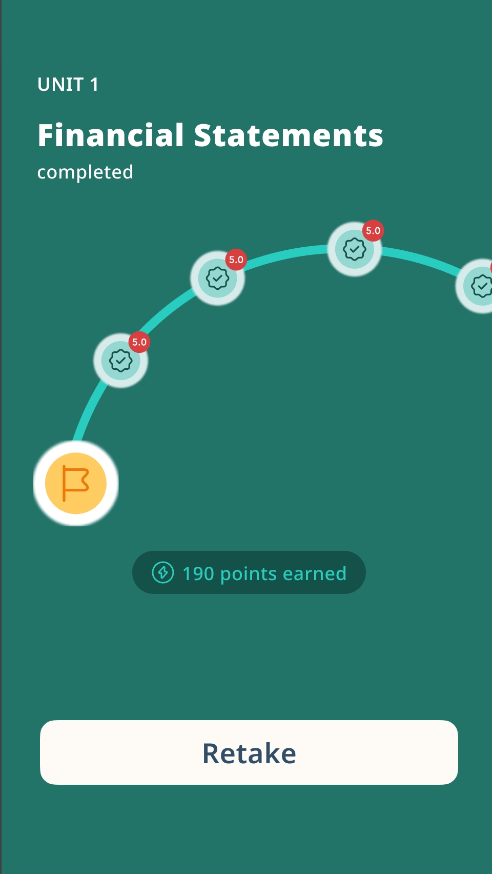 Onboarding screen